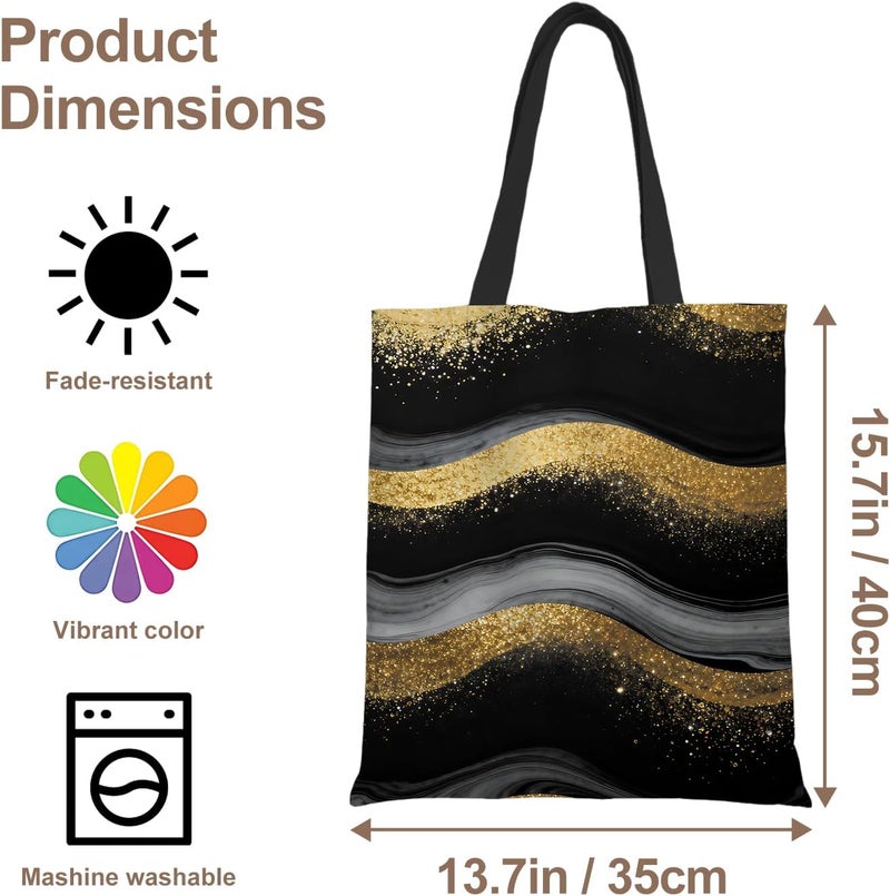 ANNA QUEEN Cat Tote Bag Shoulder Bag Handle Bag for Gym Yoga Picnic Beach Kitchen Reusable - Image 4